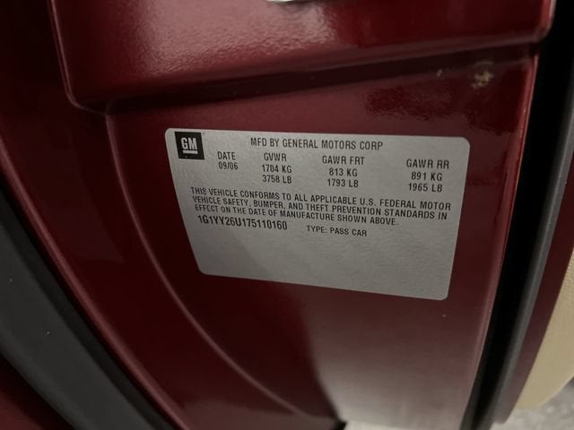 2007 Chevrolet Corvette NA