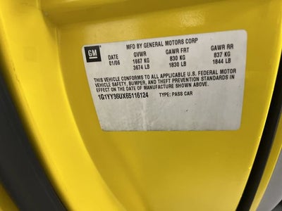 2006 Chevrolet Corvette Base