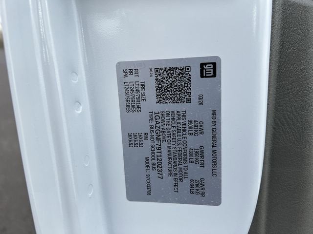 2026 Chevrolet Express Passenger LS