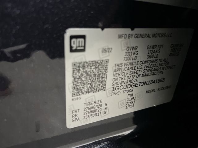 2022 Chevrolet Silverado 1500 LTZ