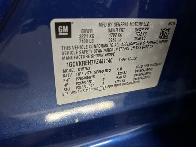 2015 Chevrolet Silverado 1500 LT