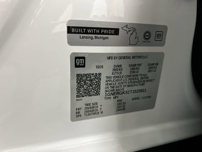 2026 Chevrolet Traverse LT