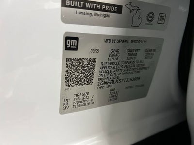 2026 Chevrolet Traverse RS