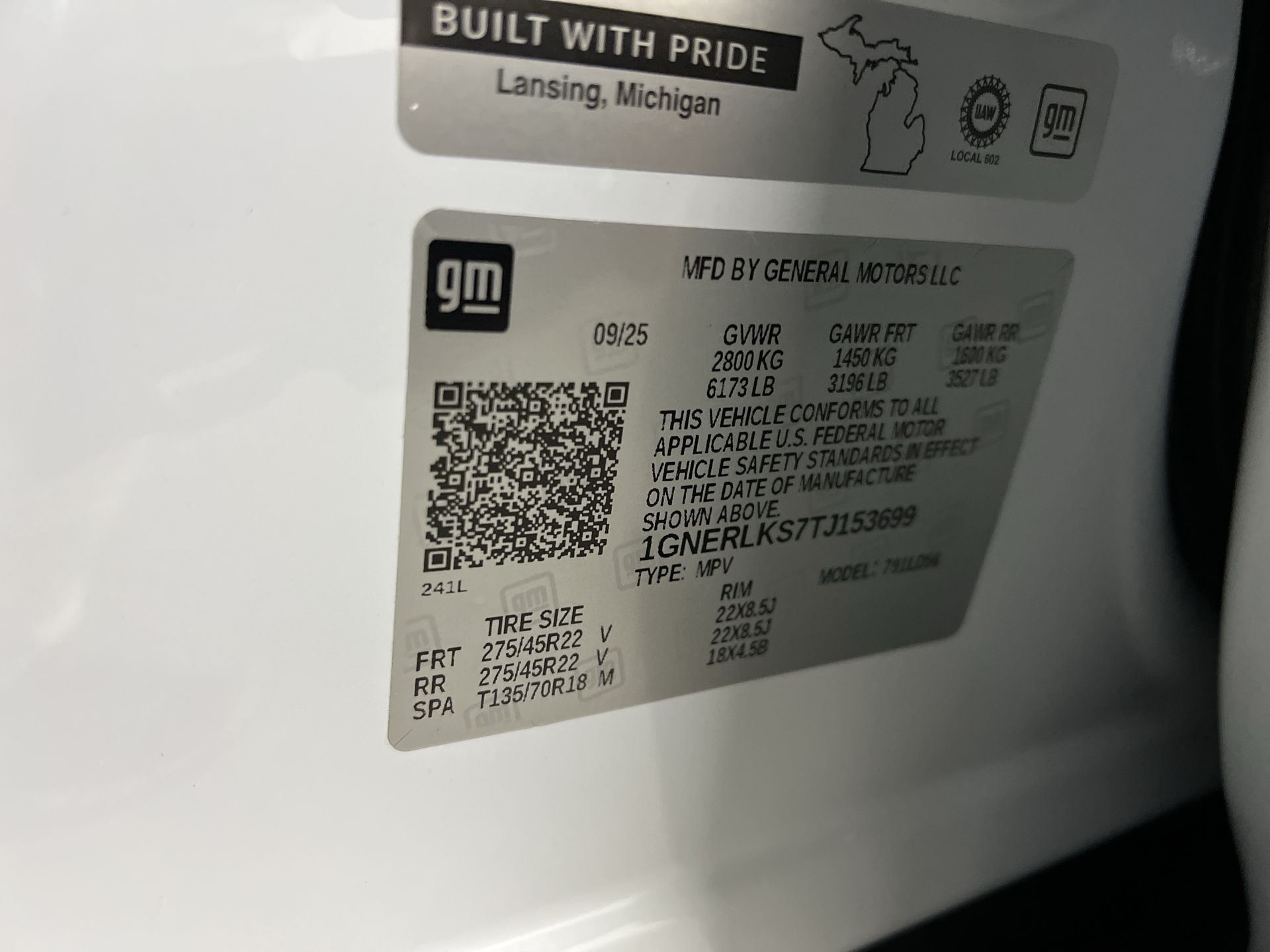 2026 Chevrolet Traverse RS