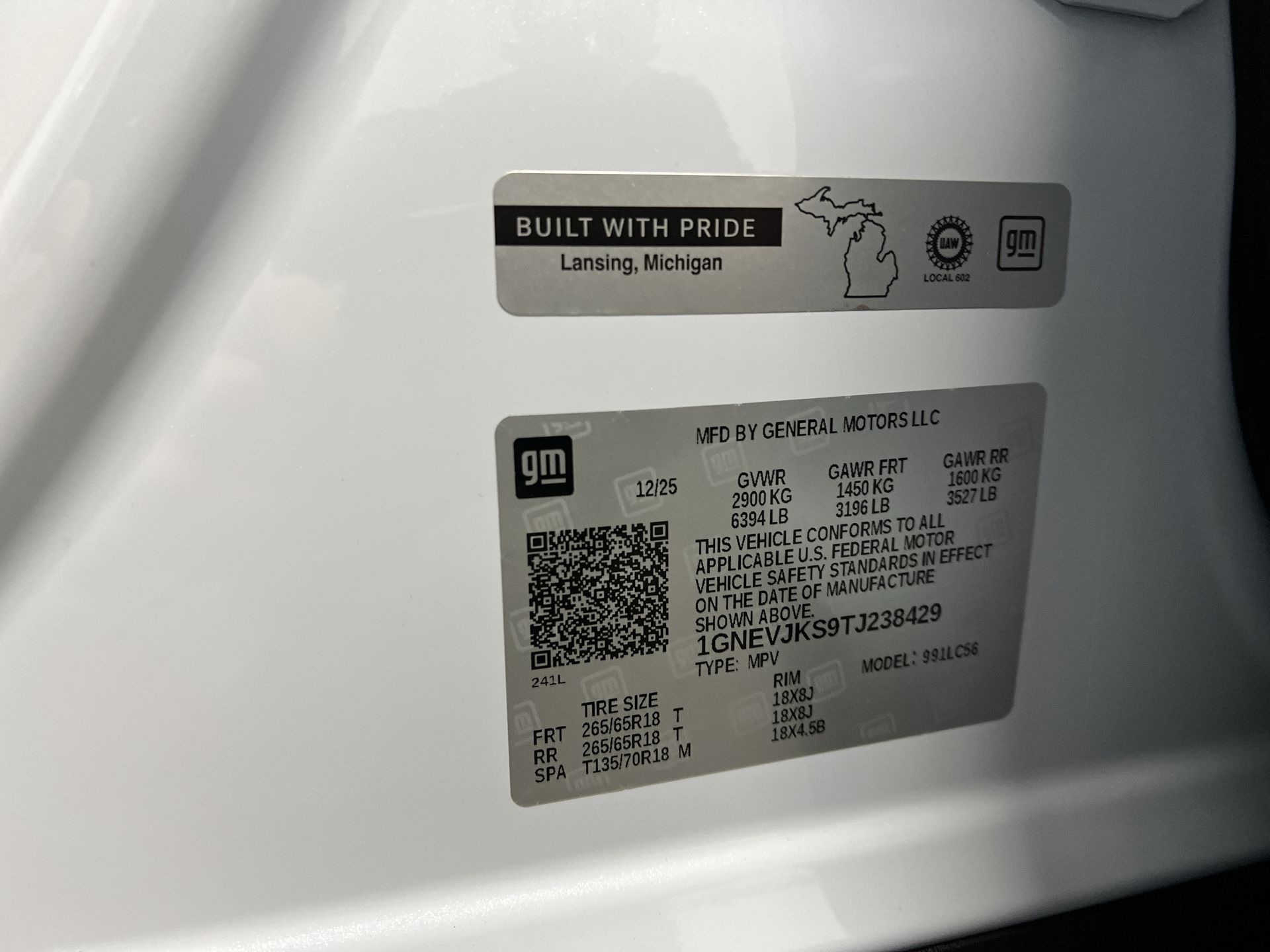 2026 Chevrolet Traverse Z71