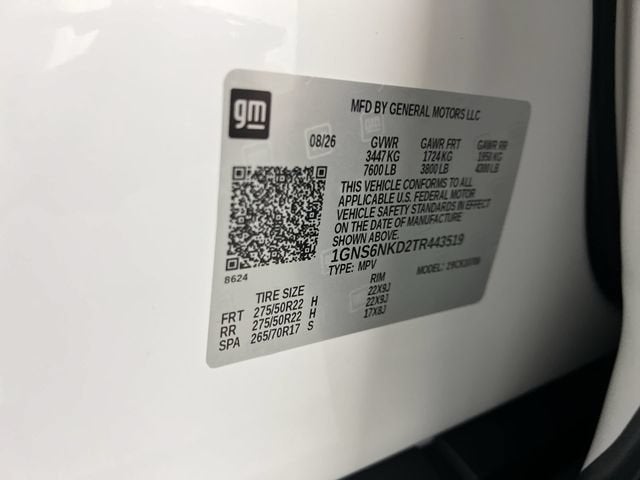 2026 Chevrolet Tahoe LT