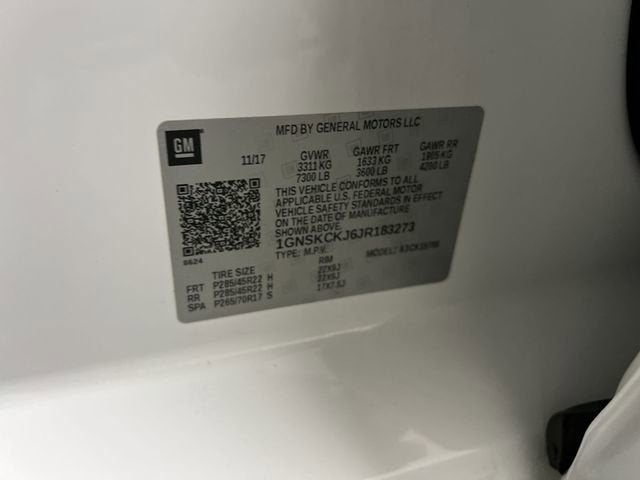 2018 Chevrolet Tahoe Premier