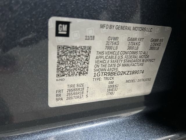 2019 GMC Sierra 1500 SLE