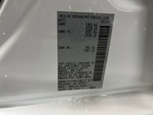 2024 Nissan Altima SR FWD