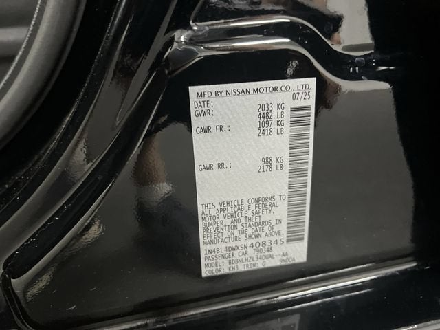 2025 Nissan Altima SV