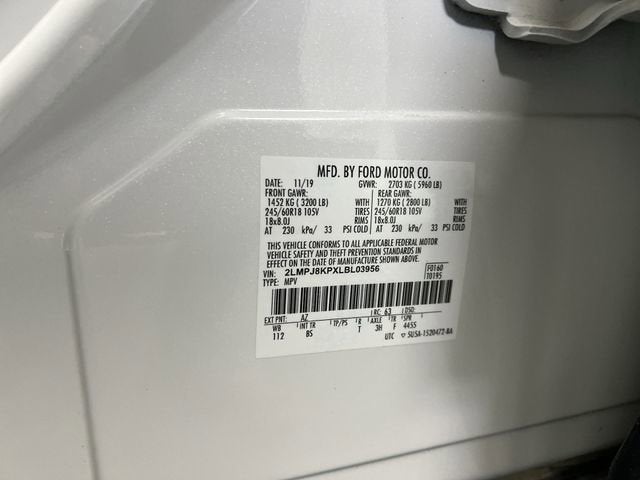 2020 Lincoln Nautilus Reserve