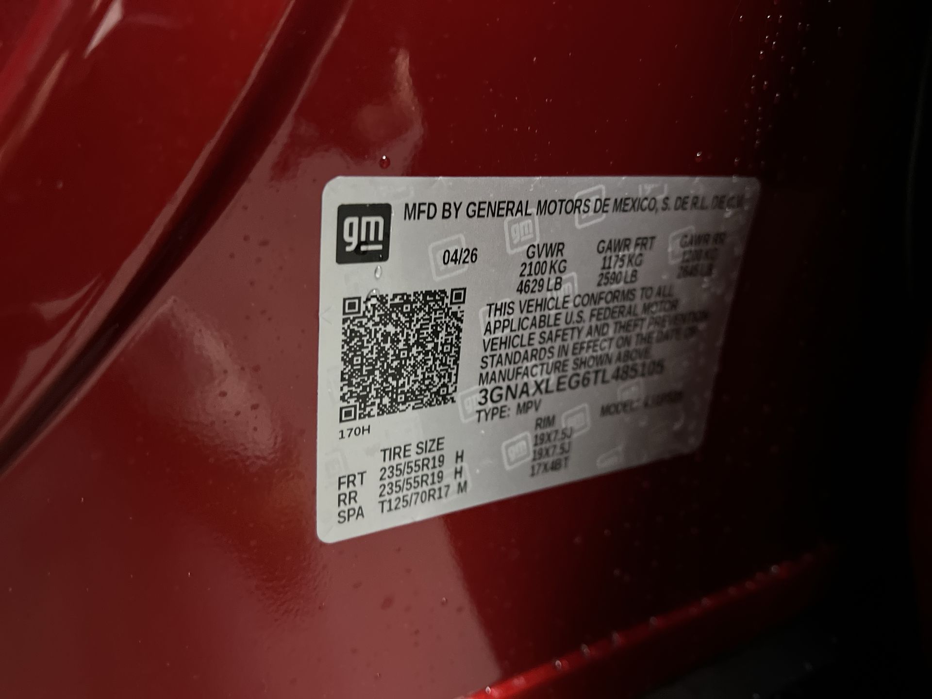 2026 Chevrolet Equinox RS