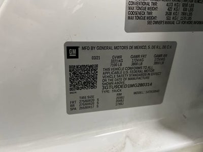 2021 GMC Sierra 1500 SLT