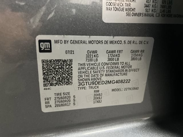 2021 GMC Sierra 1500 SLT