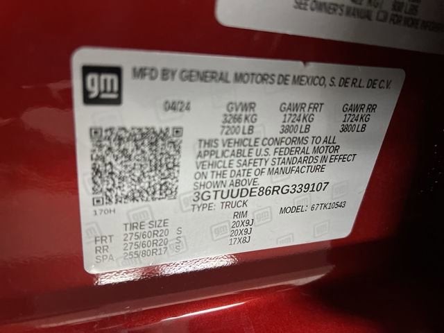 2024 GMC Sierra 1500 SLT