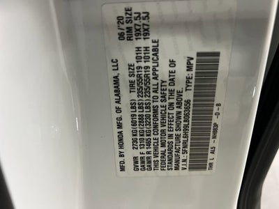 2020 Honda Odyssey Elite