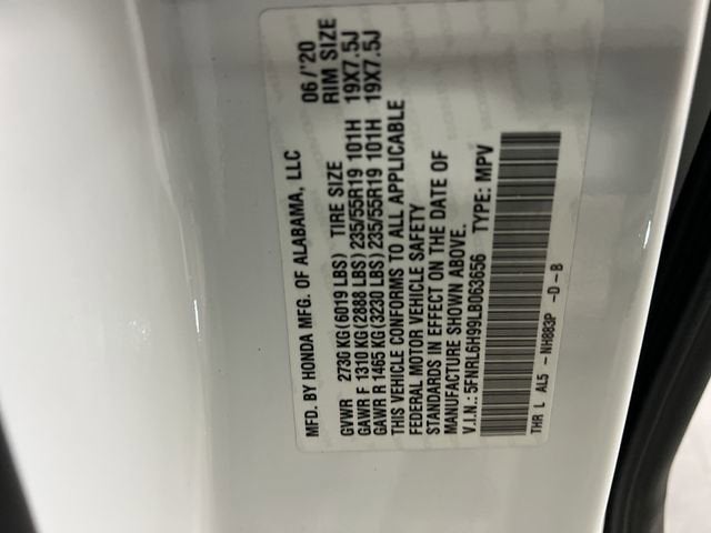 2020 Honda Odyssey Elite