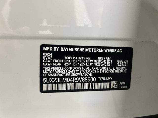 2024 BMW X7 xDrive40i