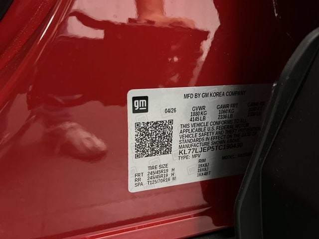 2026 Chevrolet Trax 2RS