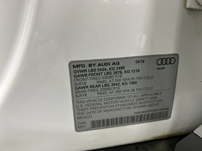 2019 Audi Q5 45 Premium