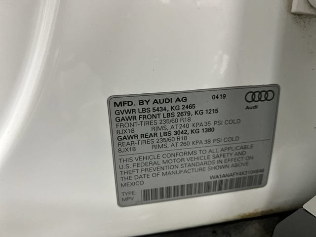 2019 Audi Q5 45 Premium