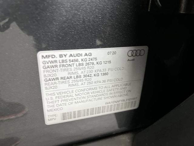 2020 Audi Q5 Titanium Premium Plus