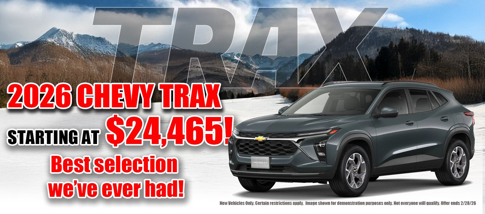 2026 Chevy Trax